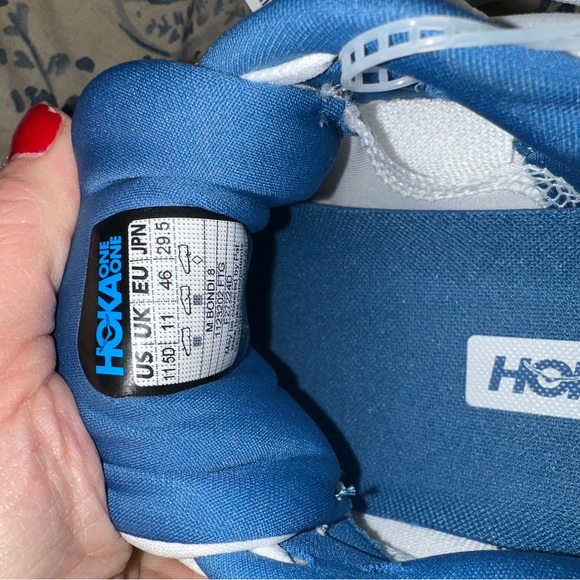 Hoka Bondi 8 Frost/Gold Running Shoes Men's Size 11.5 *BEST PRICE for NWOB!* - Picture 3 of 8